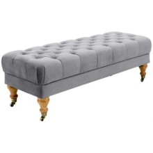 Банкетка OGOGO Jazz малая Italia-07, буковые ножки на колесиках Банкетка OGOGO Jazz малая Italia-07, буковые ножки на колесиках