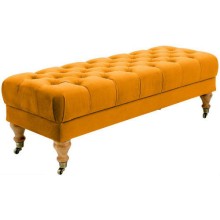 Банкетка OGOGO Jazz малая Italia-10, буковые ножки на колесиках Банкетка OGOGO Jazz малая Italia-10, буковые ножки на колесиках