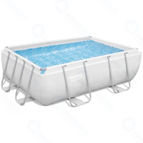 Каркасный бассейн Bestway Rectangular Power Steel, 282х196х84 см (56629)