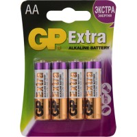 Батарейки GP Extra Alkaline AA (LR6), 4 шт (15AX-CR4)