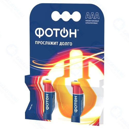 Батарейки Фотон ААA/LR03, 2 шт (22442)
