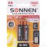 Батарейки Sonnen АА (HR06) 1600 mAh, 2 шт (454233)