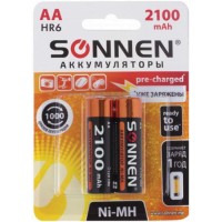 Батарейка Sonnen АА (HR06) 2100 mAh, 2 шт (454234)