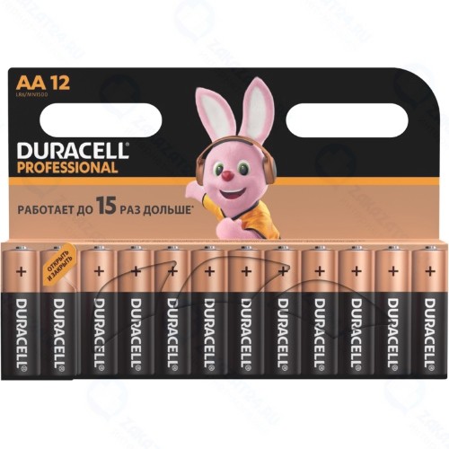 Батарейки Duracell AA LR6-12BL Professional, 12 шт. (81578684)