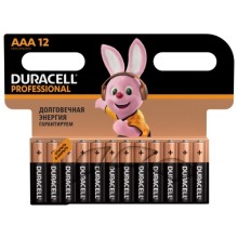 Батарейки Duracell AAA LR03-12BL Professional, 12 шт. (81578685)