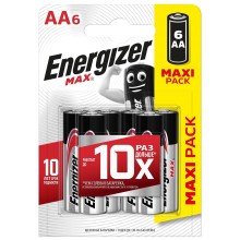 Батарейки Energizer Max LR6 (AA), 6 шт
