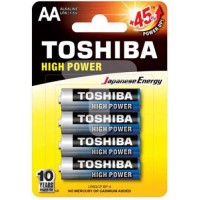 Батарейки Toshiba Alkaline AA LR6GCP BP-4, 4 шт