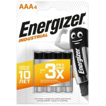 Батарейки Energizer Industrial AAA-LR03, 4 шт. (E301424600)