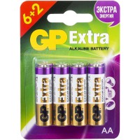Батарейки GP AA (LR6), 8 шт (GP15AX6/2-2CR8)