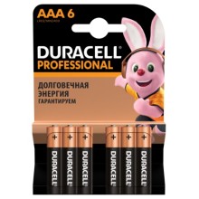 Батарейки Duracell LR03-6BL Professional