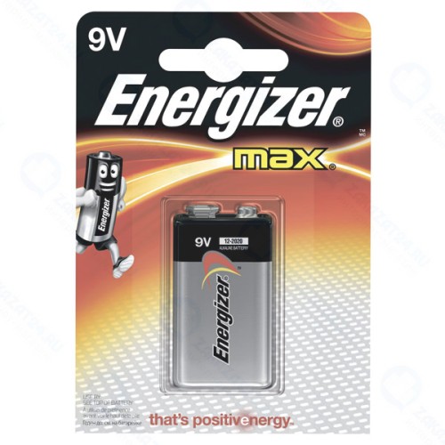 Батарейка Energizer Max 9V-9B-6LR61