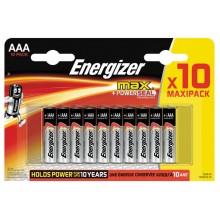 Батарейки Energizer Max AAA-LR03, 10 шт