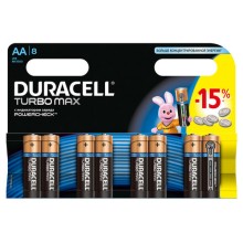 Батарейки Duracell Turbo Max AА MX1500, 8 шт.