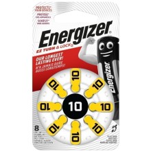 Батарейки для слухового аппарата Energizer Zinc Air 10 PS TL8, 8 шт