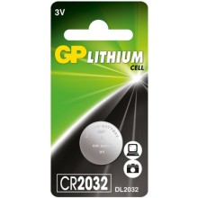 Батарейка GP литиевая CR2032, 1 шт GP-CR2032