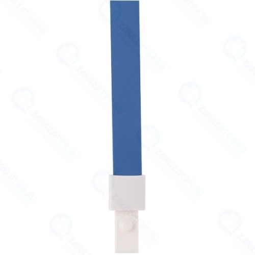 Шнуры для пропуска DELI 45х1 см, 12 шт (8352BLUE)