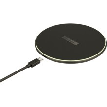 Беспроводное зарядное устройство InterStep QI 10W Black (IS-TC-QICHRB10W-000B201)