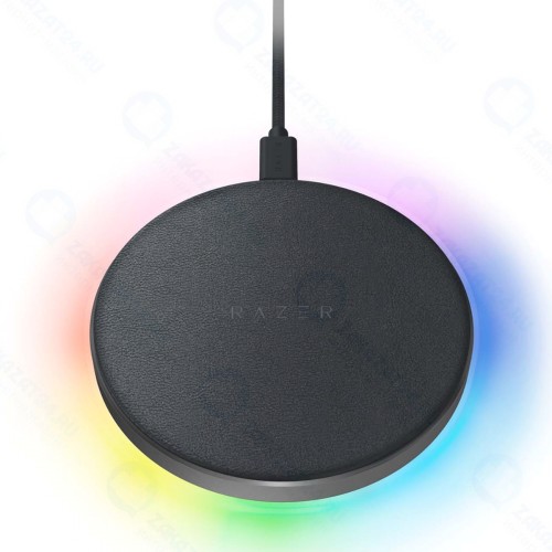 Беспроводное зарядное устройство Razer Chroma Charging Pad 10W (RC21-01600100-R371)