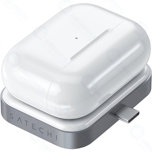 Беспроводное зарядное устройство Satechi USB-C Wireless Charging Dock AirPods (ST-TCWCDM)