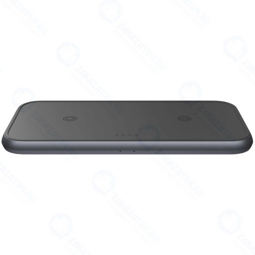 Беспроводное зарядное устройство ZENS Aluminium Dual Wireless Charger 10W Black (ZEDC04B/00)