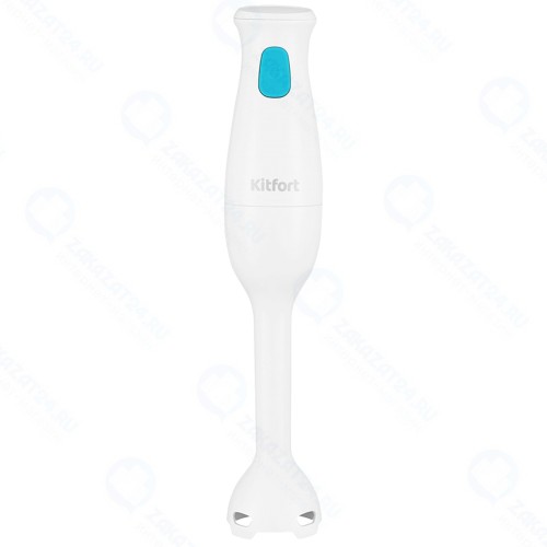 Погружной блендер Kitfort КТ-3039-3, белый/бирюзовый