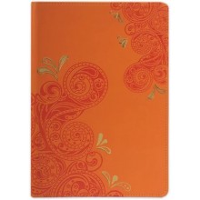 Блокнот Brauberg Orient, А5, 128 листов, оранжевый (128043)