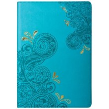 Блокнот Brauberg Orient, А5, 128 листов, бирюзовый (128044)