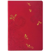 Блокнот Brauberg Orient, А5, 128 листов, красный (128045)