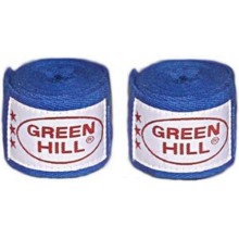 Бинт боксерский GREEN-HILL BC-6235a, 2,5 м, хлопок, синий (УТ-00007693)