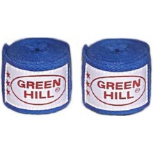 Бинт боксерский GREEN-HILL BC-6235c, 3,5 м, хлопок, синий (УТ-00007695)