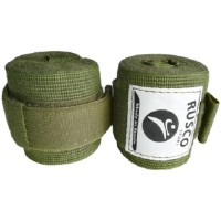 Бинт боксерский RUSCO 3,5 м, хлопок, хаки (УТ-00012632)
