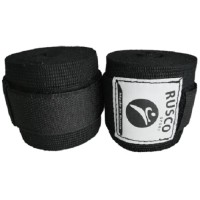 Бинт боксерский RUSCO 3,5 м, хлопок, черный (УТ-00012654)