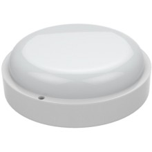 Светодиодный светильник Gauss ECO IP65 D160х53 12W 940lm 4000K ЖКХ (126418212)