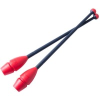 Булавы для художественной гимнастики CHANTE CH28-405-54-31, Exam Red/Black, 40,5 см (УТ-00017277)