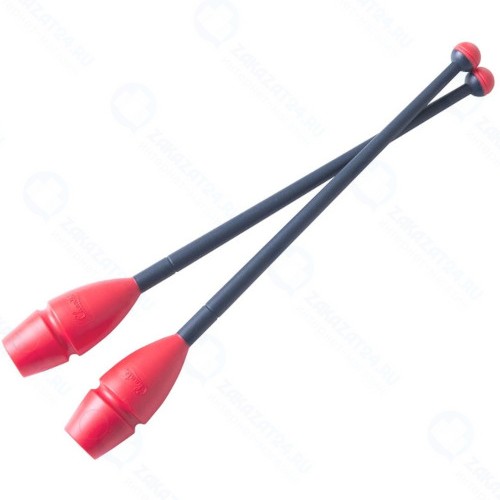 Булавы для художественной гимнастики CHANTE CH28-405-54-31, Exam Red/Black, 40,5 см (УТ-00017277)