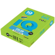 Цветная бумага для офиса IQ-COLOR А4, 80 г/м, 500 листов, ярко-зеленая (110658)