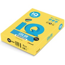 Цветная бумага для офиса IQ-COLOR А4, 80 г/м, 500 листов, канареечно-желтая (110659)