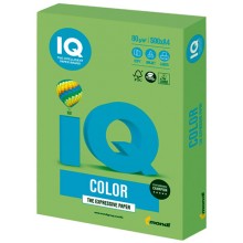 Цветная бумага для офиса IQ-COLOR А4, 80 г/м, 500 листов, зеленая липа (110761)
