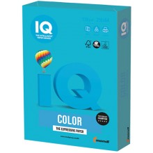 Цветная бумага для офиса IQ-COLOR А4, 120 г/м, 250 листов, светло-синяя (110769)