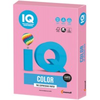 Цветная бумага для офиса IQ-COLOR А4, 160 г/м, 250 листов, пастель, розовая (110806)