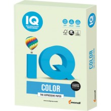 Цветная бумага для офиса IQ-COLOR А4, 160 г/м, 250 листов, пастель, светло-зеленая (110807)