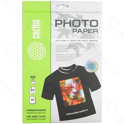 Термотрансфер Cactus CS-TD30010 для темных тканей
