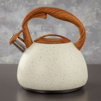 Чайник со свистком MAGISTRO Stone, 2,7 л, бежевый (4501433)