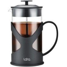 Френч-пресс LARA стальной фильтр 18/10, 350 мл (LR06-56-350) Френч-пресс LARA стальной фильтр 18/10, 350 мл (LR06-56-350)