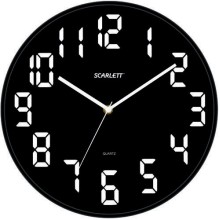 Настенные часы Scarlett SC-55BL Настенные часы Scarlett SC-55BL