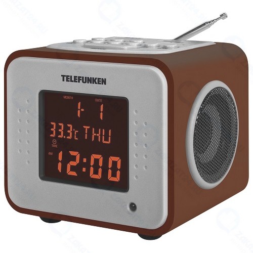 Часы с радио Telefunken TF-1575U темное дерево (B04952707-03680)