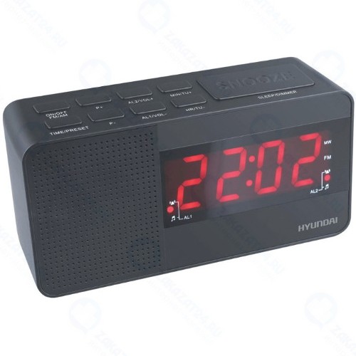 Часы с радио Hyundai H-RCL 200 Black