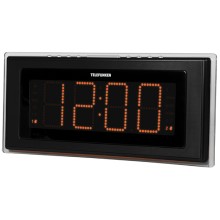 Радио-часы Telefunken TF-1541 Black/Orange