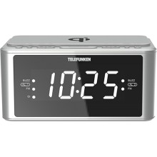 Часы с радио Telefunken TF-1595U Silver