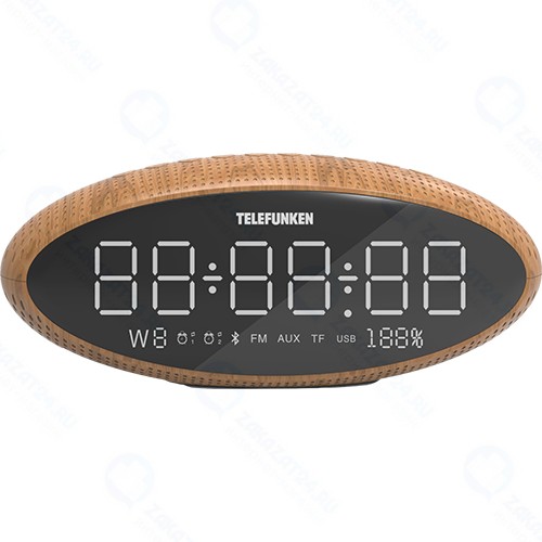 Часы с радио Telefunken TF-1702UB Wood